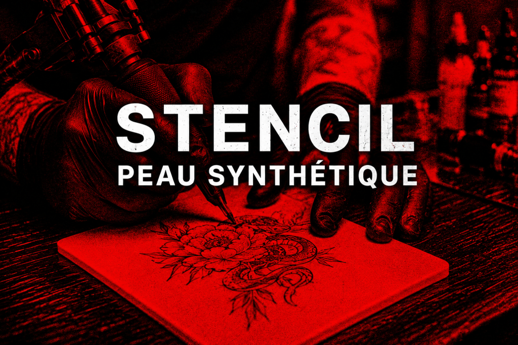 Préparer un stencil sur peau synthétique