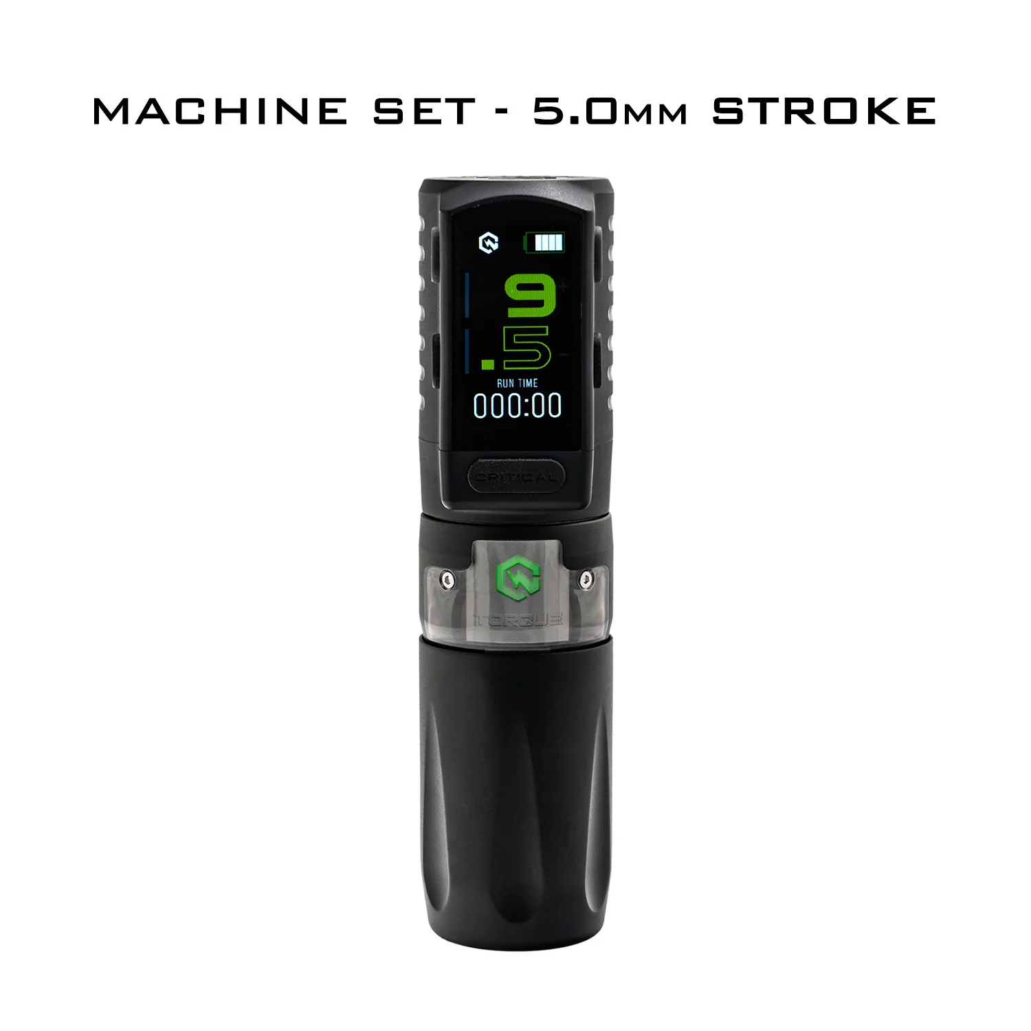 Critical Torque Wireless machine à tatouer premium sans fil noire